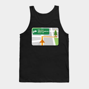 Right Down Santa Claus Lane Tank Top